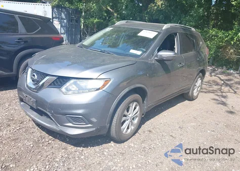 2015 Nissan Rogue Sv z USA, uszkodzony, nr VIN KNMAT2MV5FP553272